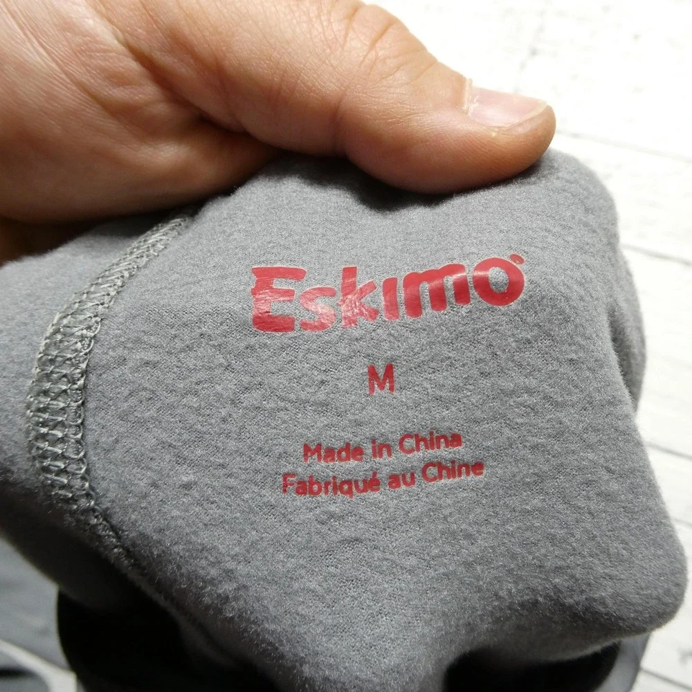Eskimo Long Johns Pants Mens Medium Gray Thermal Fleece Base Layer Underwear